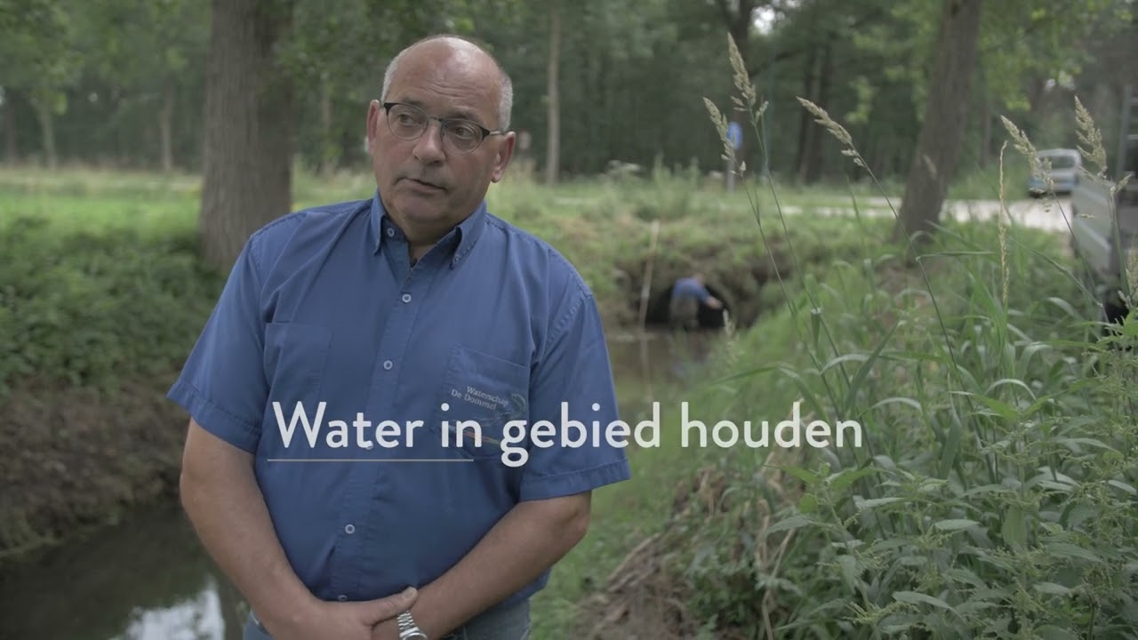 Water vasthouden met een duikerschot