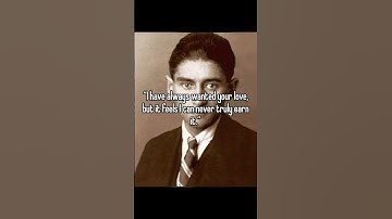 "Kafka letter to his father." #philosophy #franzkafka #shorts