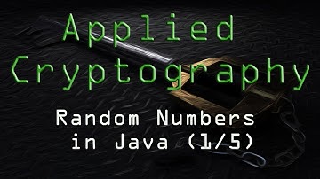 Applied Cryptography: Random Numbers in Java (1/5)