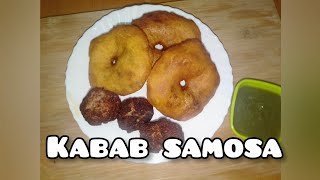 Kanpur famous kabab samosa recipe|kanpur street food zayka|kab samosa|by Meenu ki Handi.