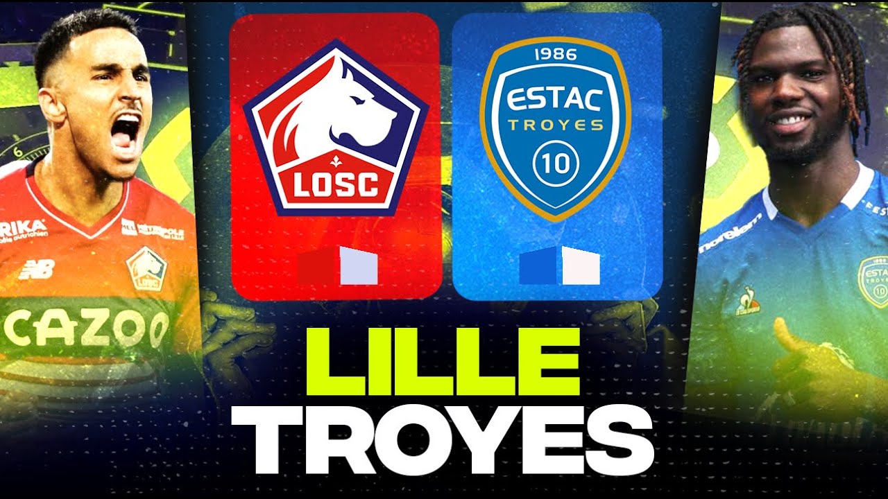 Ancien programme LOSC LILLE TROYES ESTAC 26 Novembre 1975