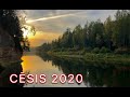 Золотая осень в городе Цесис и на реке Гауя / Cesis Gauja 2020
