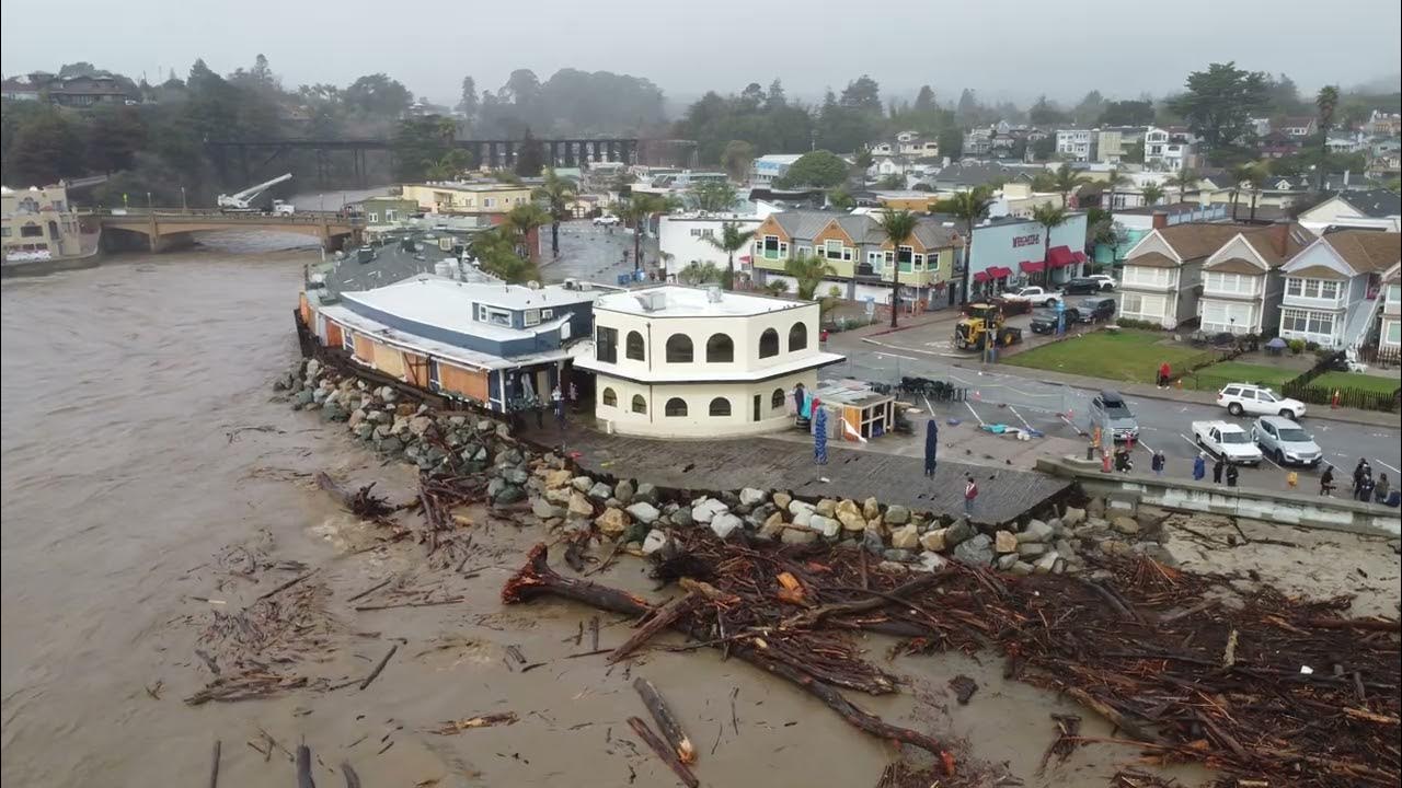 Aftermath of giant storm and flooding in Santa Cruz YouTube
