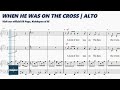 When He Was on the Cross | Alto | Vocal Guide by Sis. Janine Francia 