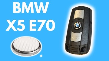 2006 - 2013 BMW X5 Series Key Battery Replacement E70 Non-Comfort Access Fob Remote