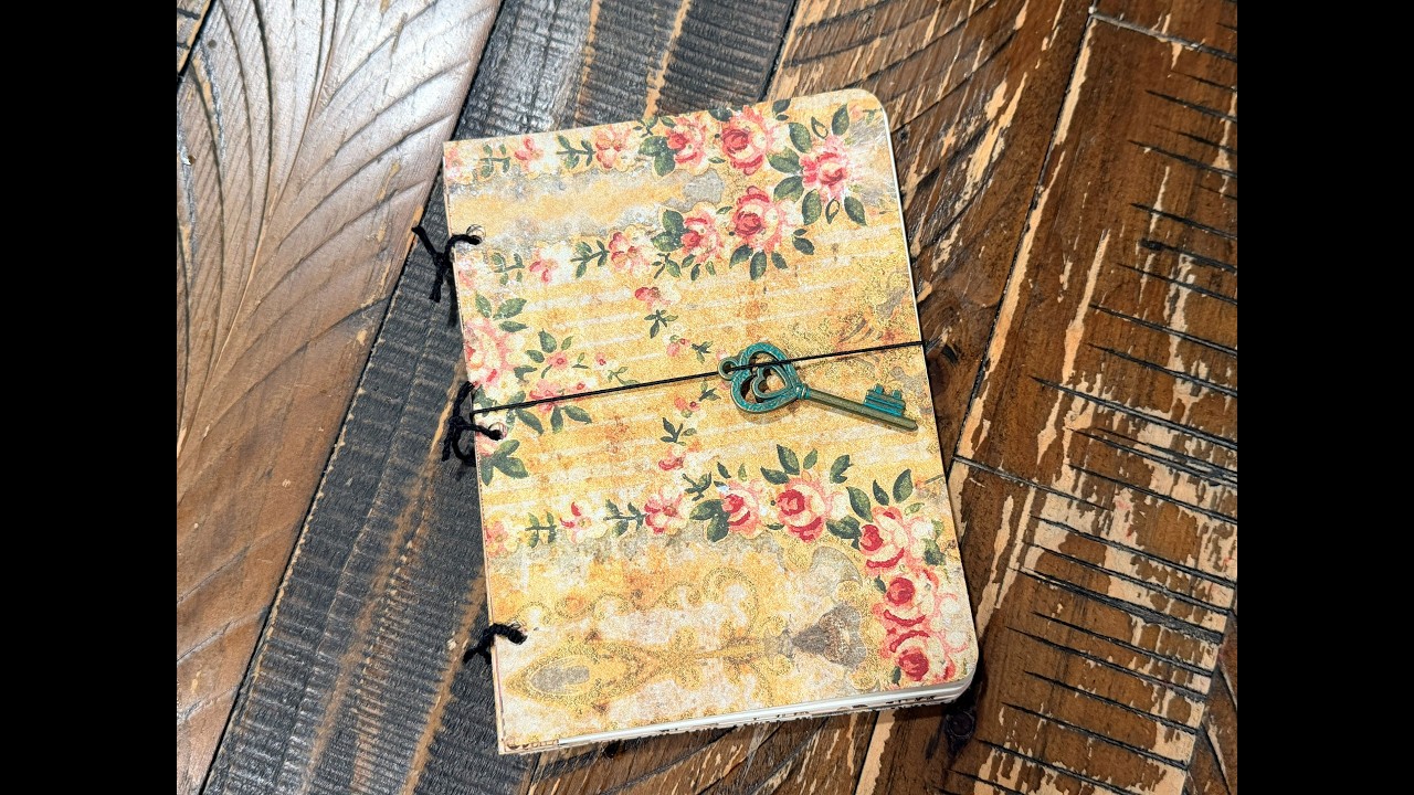 Craft With Me - Another No Sew Journal - Perfect for Beginners - YouTube