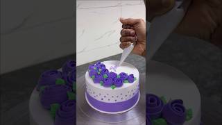 Beautiful cake decorating ideas | #cake #cakedecorating #roshancakeart #shorts