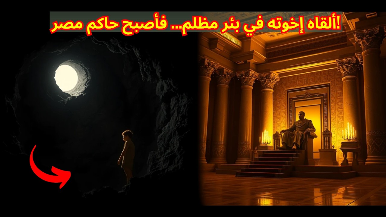 يوسف والبئر من العبودية إلى عرش مصر في 13 سنة!