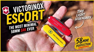 Victorinox Escort: light and legendary 58mm knife.SAK. How to braai a steak on direct coals.