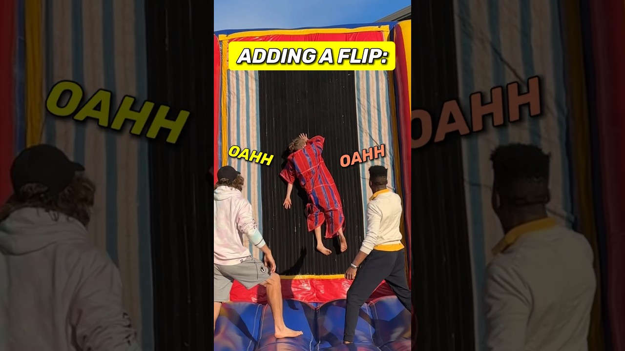 THROWING A KID AT A VELCRO WALL 😂 With 