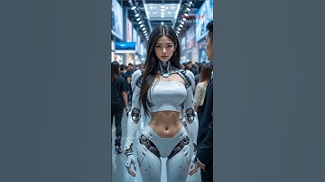 Man Tests the Latest Girlfriend Robot at the Expo ❤️