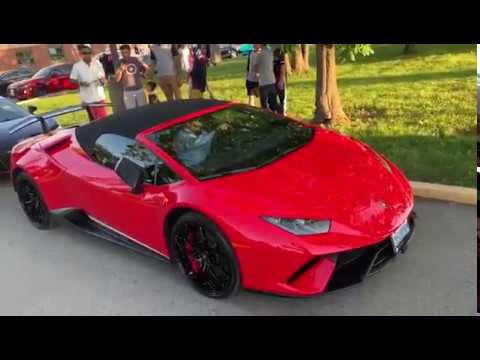 Shaikh Ahmad Shehab Lanborghini Huracan Performante Spyder Talks