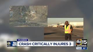 Two children injured in crash in southwest Phoenix