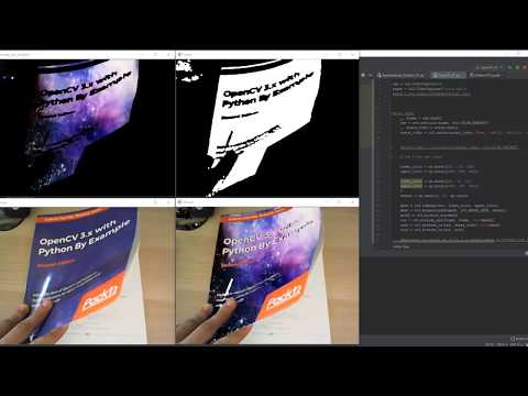 OpenCV - Augmented Reality Book Cover