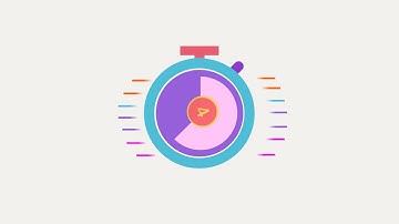 Clock Timer 5 seconds countdown Intro Video in PowerPoint - motion graphics animation