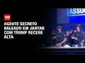 Agente baleado em jantar com Trump em Washington recebe alta | AGORA CNN