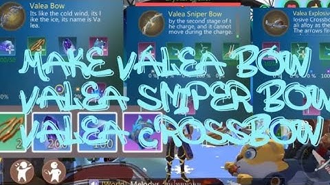 UTOPIA ORIGIN: MAKE VALEA BOW // SNIPER BOW // CROSSBOW #ryuusora7 #utopiaorigin