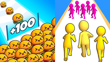 Food Run vs Join Clash 3D / All Max Levels Gameplay Android,ios New Update