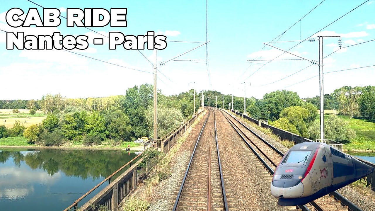 Cab ride TGV Nantes - Paris