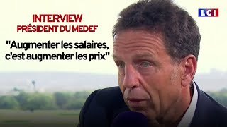 Interview du président du Medef, Geoffroy Roux de Bézieux