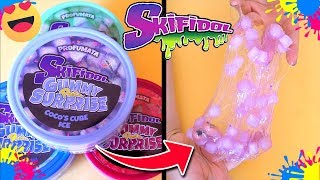 SKIFIDOL SLIME PASTA GUMMY SURPRISE PROFUMATA E DECORATA CUBI PERLE STRASS ...