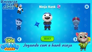 jogando com o hank ninja talking tom splash force universo dos games🎮 screenshot 2