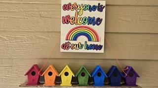 2026 Vlog #15:  Birdhouse Pride Craft - More Wedding Details Nailed Down