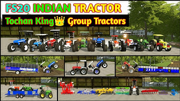 fs20 mud map || FS 20 Indian Tractor Mod || Tochan King Group Tractors || fs20 modified new tractor