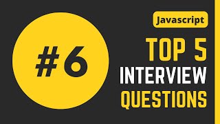 Celebrity Top 5 Frontend Javascript Output Based Interview Questions | Part 6 Profile