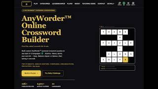 AnyWorder Online Instant Puzzles 4k