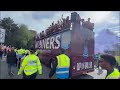 Aston Villa victory PARTY in Birmingham after Europa League GLORY