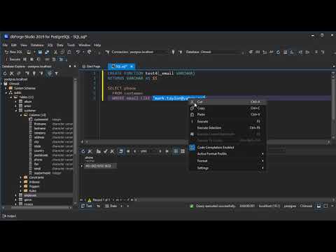 Function return single value