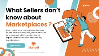 Essential Insights for Sellers: Navigating the Hidden Challenges of Online Marketplaces. #manddi