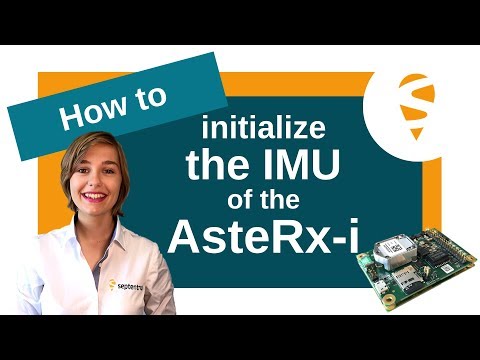 How to initialize the IMU on the Septentrio AsteRx-i