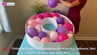 Letter O Demo 2Ft3Ft Tall Mosaic Balloon Letter Frame From Jw Pion