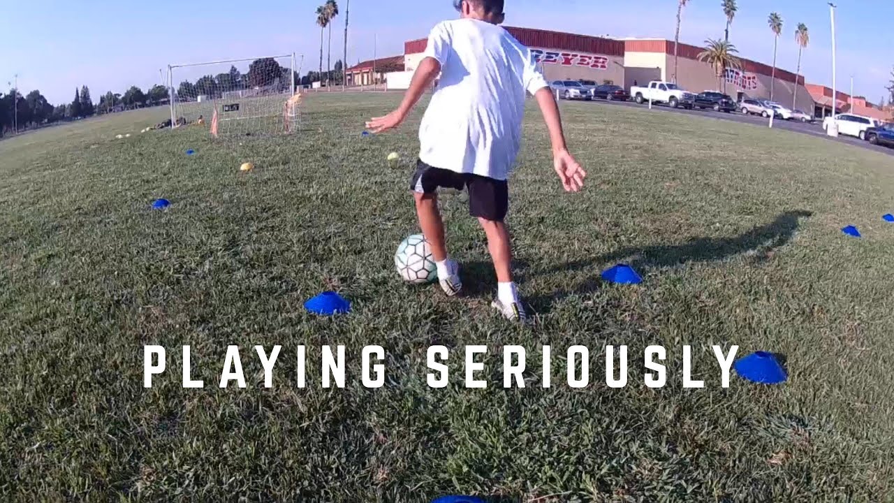 Soccer training - technique skills and ball mastery drills, agility ...
