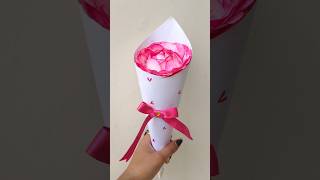 aesthetic tissue paper rose/ diy mother's day gift #aestheticrose #diyrose #shortsviral