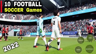 Top 10 Best FOOTBALL Games for Android iOS 2022 (OFFLINE & ONLINE) | Top 10 Best SOCCER game Android screenshot 2