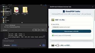 PDF Converter web app by using HTML, CSS and JavaScript with AI