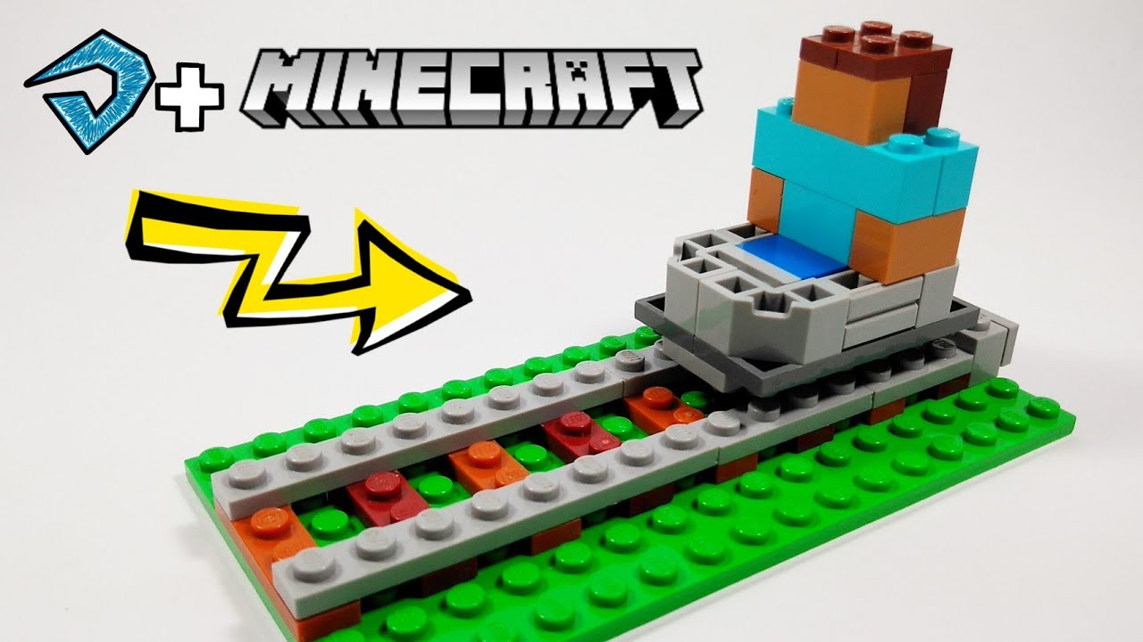 SKINS DO MINECRAFT DE LEGO - LEGO MINECRAFT TUTORIAL 