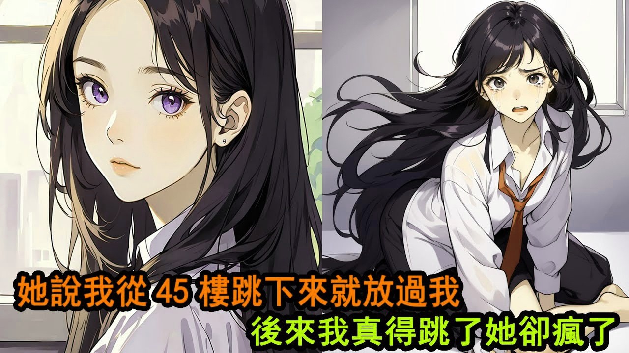 在女友最愛我時，我離開了她，5年後她為了報復我，用盡手段毀我工作，斷我生路，我求她放過我，她卻指著樓頂的天台說：你從 那裡跳下來，我就考慮。 後來，我真的從45樓一躍而下，她卻後悔了