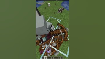 Minecraft 1000 Pillager vs Anvil💀 (Die With A Smile) #minecraft #shorts