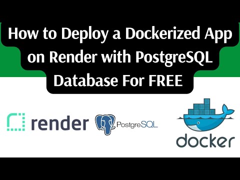Deploy a Dockerized App on Render with PostgreSQL Database FOR FREE