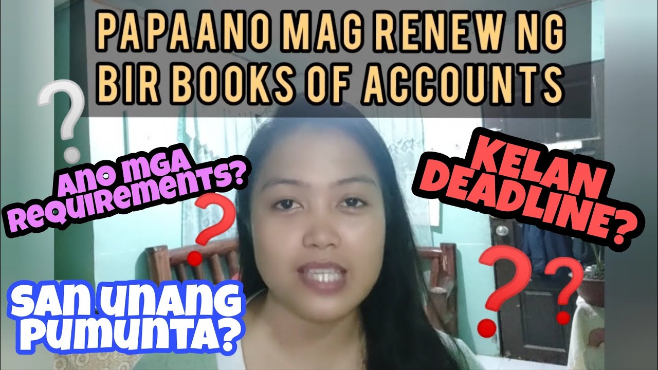 BIR BOOKS OF ACCOUNTS RENEWAL │AXCESSFAVE - YouTube