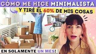 Cómo pasé de acumuladora a minimalista en UN MES!!!