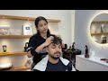 First Time HEAD MASSAGE by FEMALE SHIVU BARBER 💆🏻♂️ ✨TOK-SEN & MASSAGE TOOLS