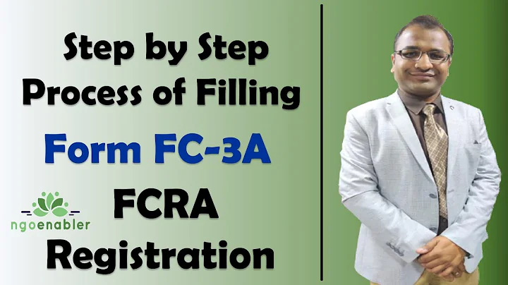 Step by Step Process of Filling Form FC-3A - FCRA Registration