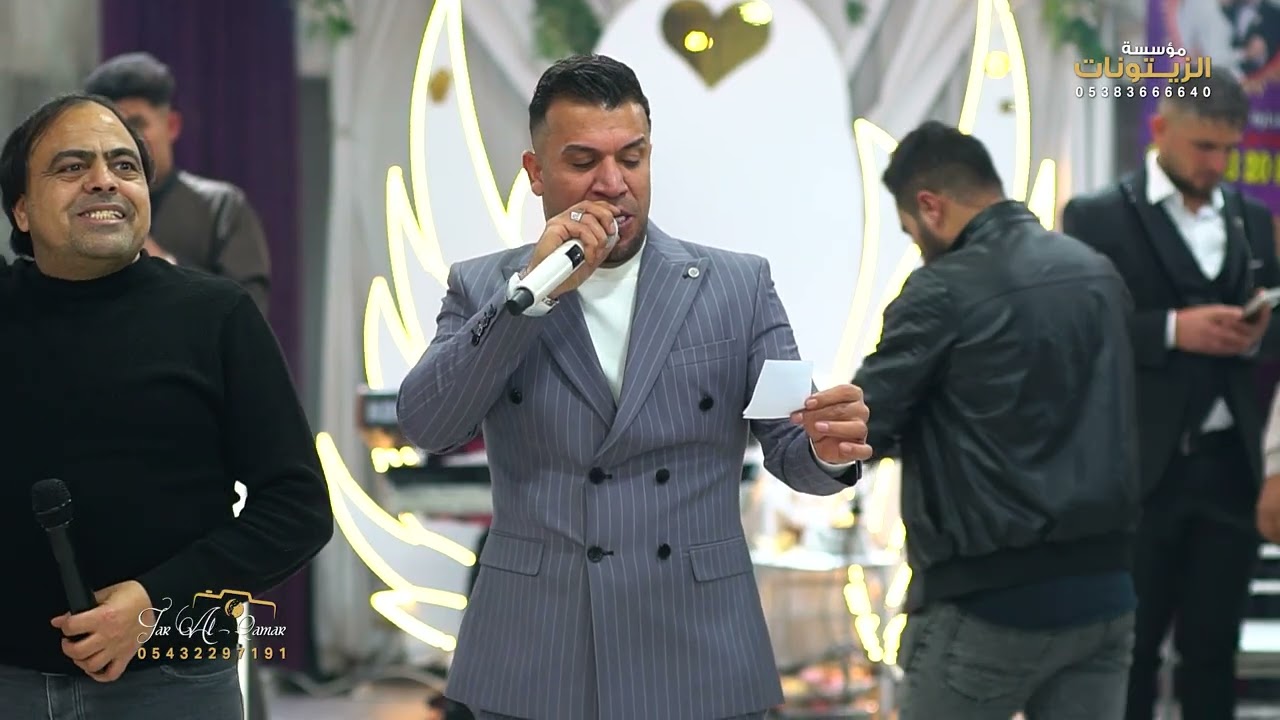 أفراح عشيرة البو بطوش الغنيمات حفل زفاف العريس جهاد أبو حسن أحيا الحفل الفنان خالد الجبوري ج4