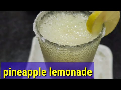 pineapple-lemonade-for-summer-cocktails-|how-to-make-ananas-sorbot|pineapple-juice