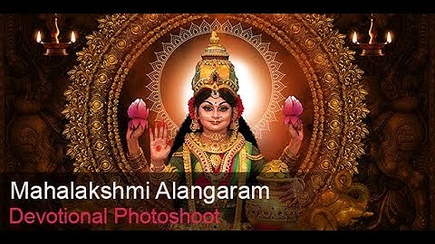 Maha lakshmi Alangaram | Harshadjee Studio | Devotional Photoshoot | ✆ 7305534201